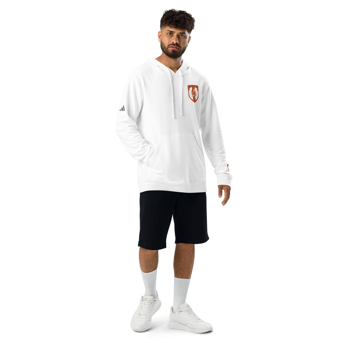 adidas fleece hoodie (no text)