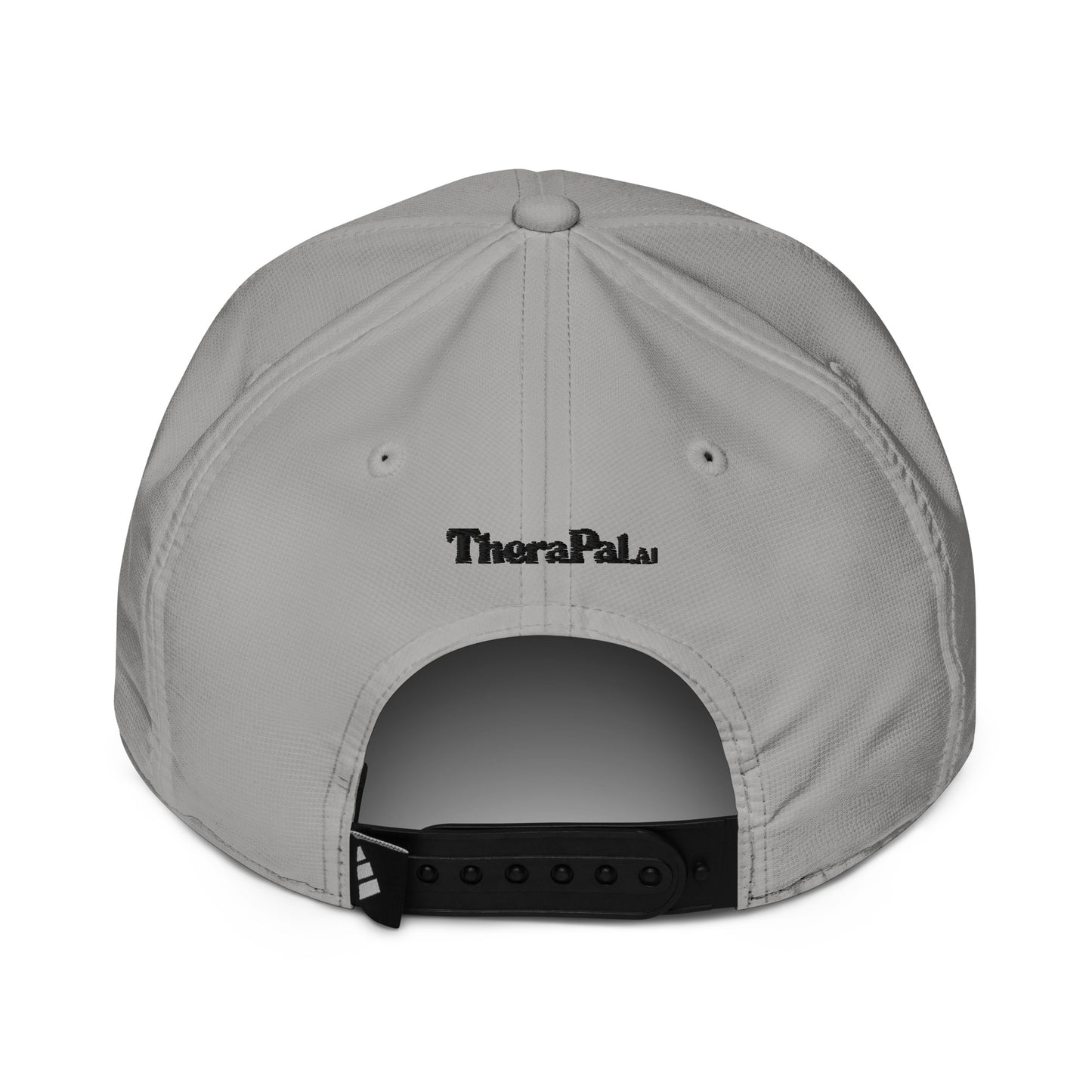 adidas performance cap (black text)