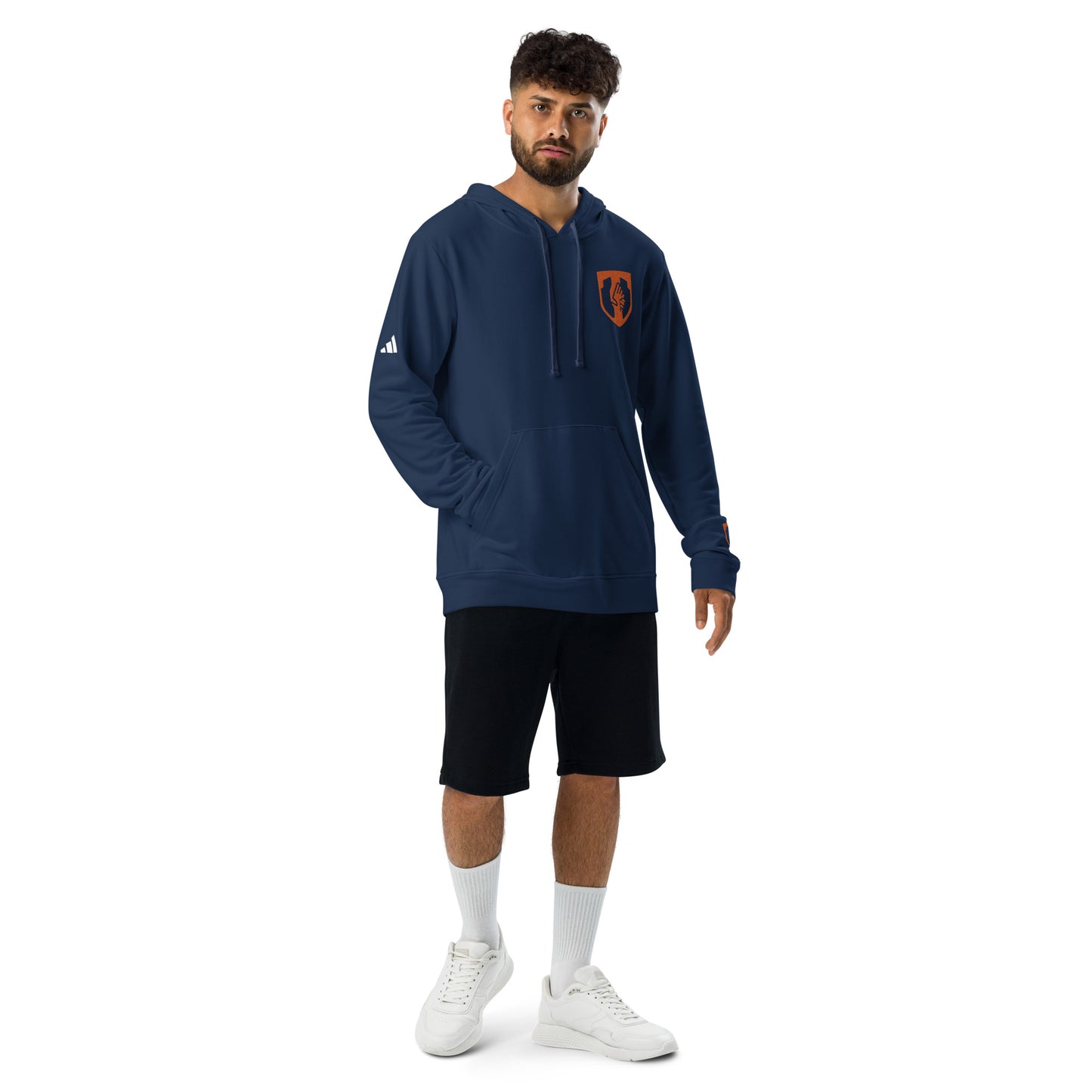 adidas fleece hoodie (no text)