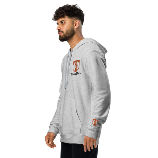 adidas fleece hoodie (black text)