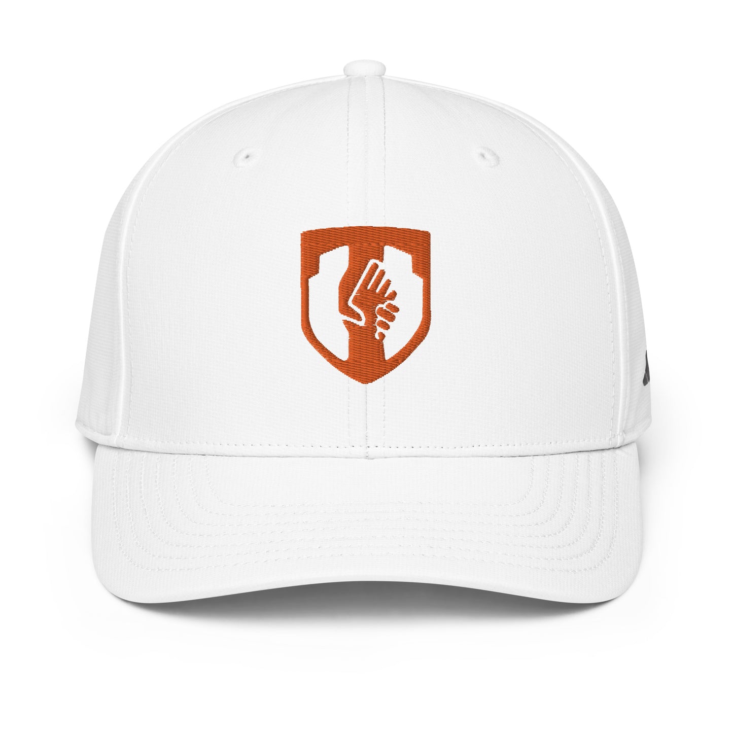 adidas performance cap (black text)