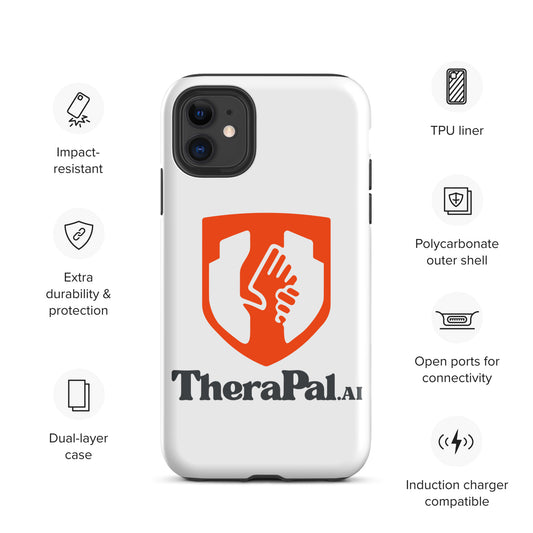 Tough Case for iPhone® (black text)
